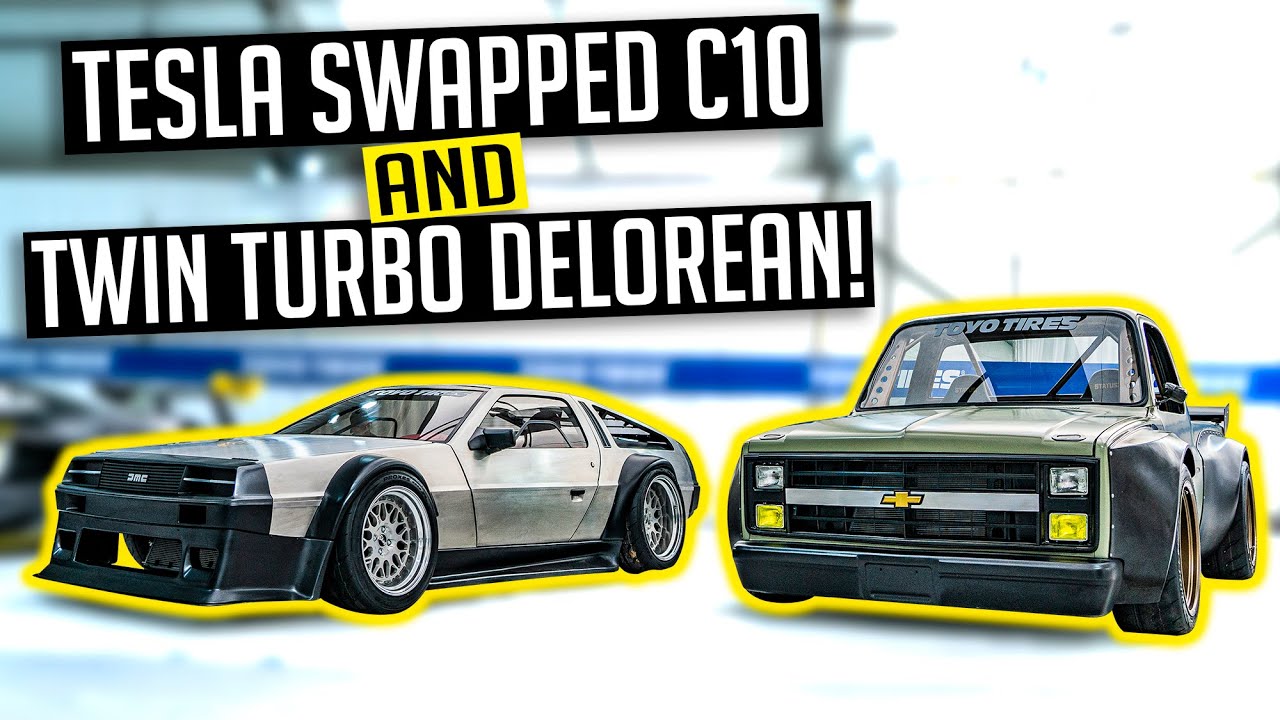 Первый тест-драйв Tesla Squarebody с двумя обменёнными Tesla! — Electric C10, эпизод 21