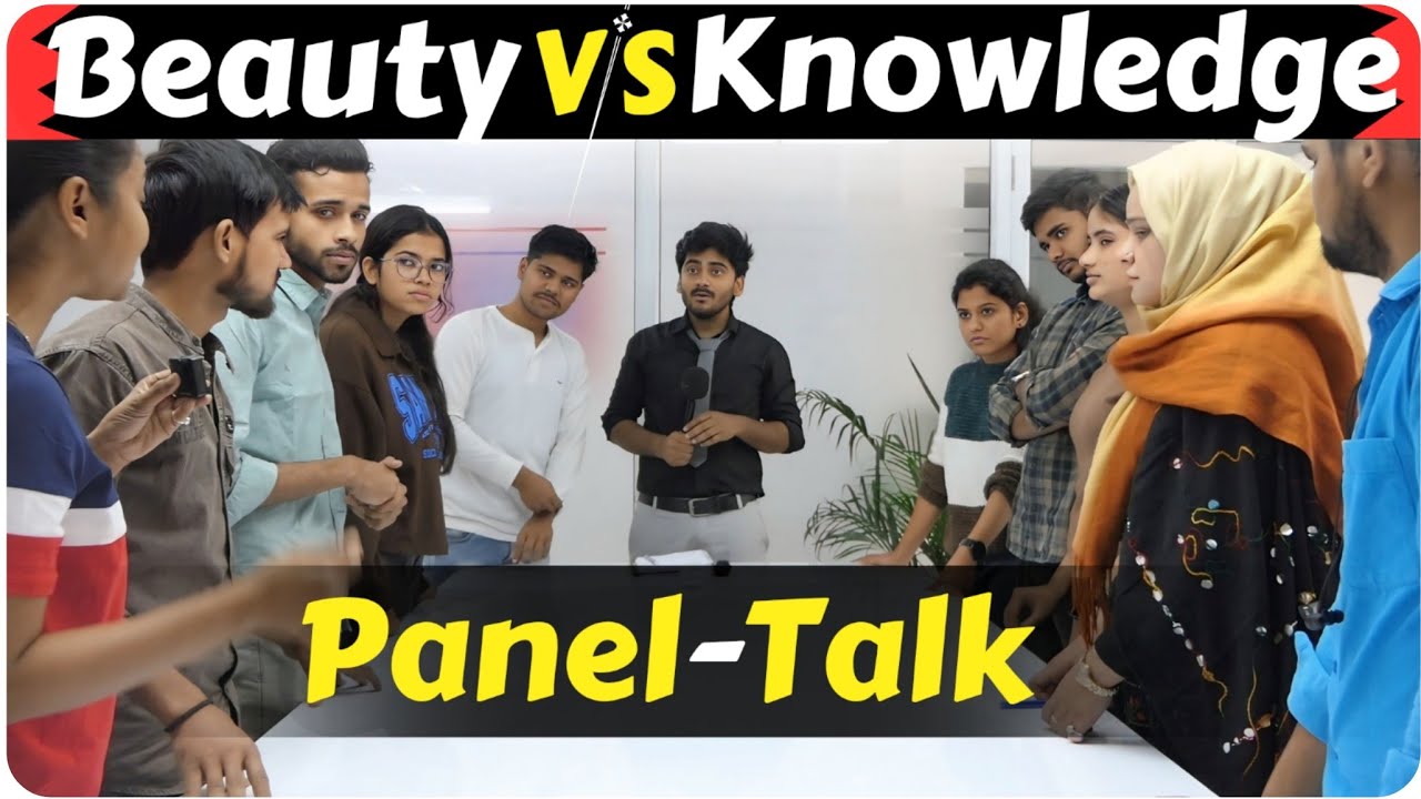 Panel talk on Beauty vs knowledge | Debate in English | Panel Debate at WellTalk | Group Discussion