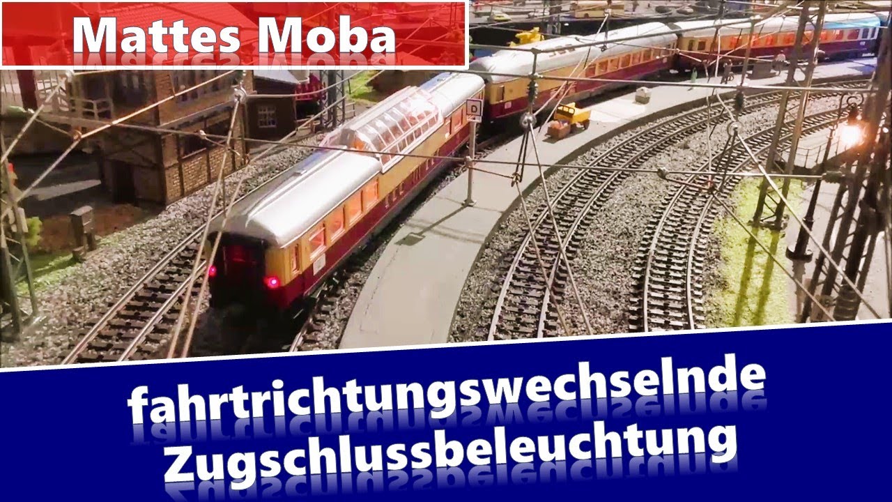 Review (fahrtrichtungswechselnde) Zugschlussbeleuchtung (Digital oder AC mit bistabilem Relais)