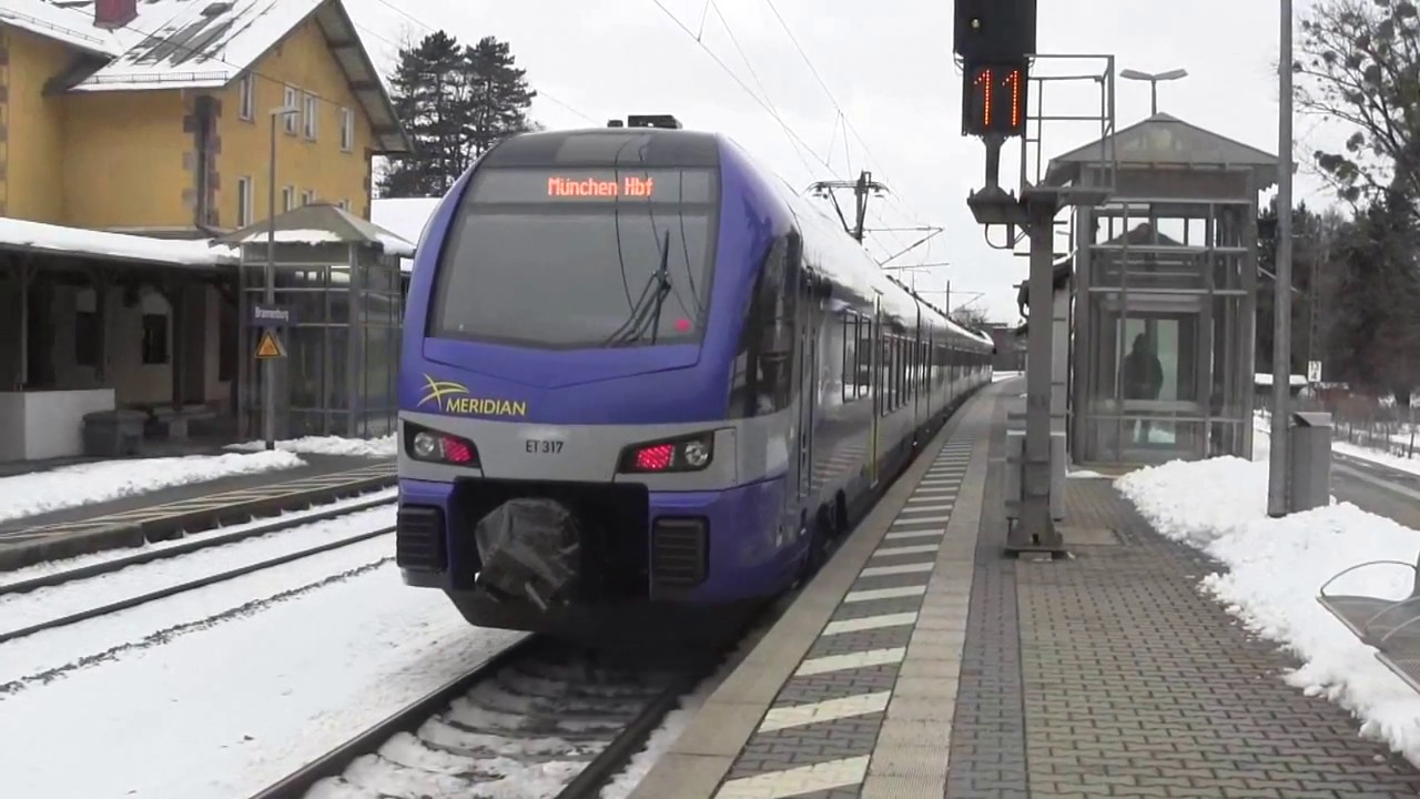 Brannenburg Bahnhof 30.01.2015 mit meridian