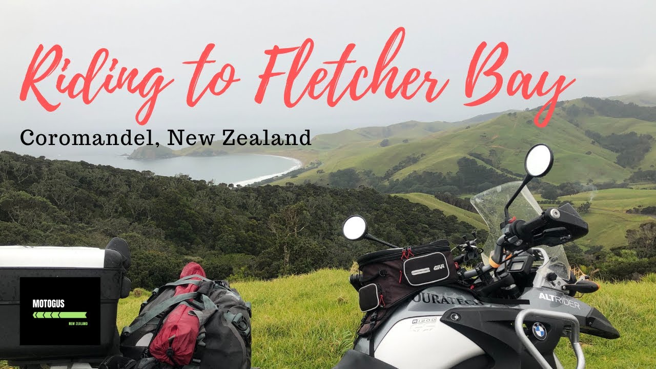 Motorcycle Trip & Camping to Fletcher Bay, Coromandel, New Zealand