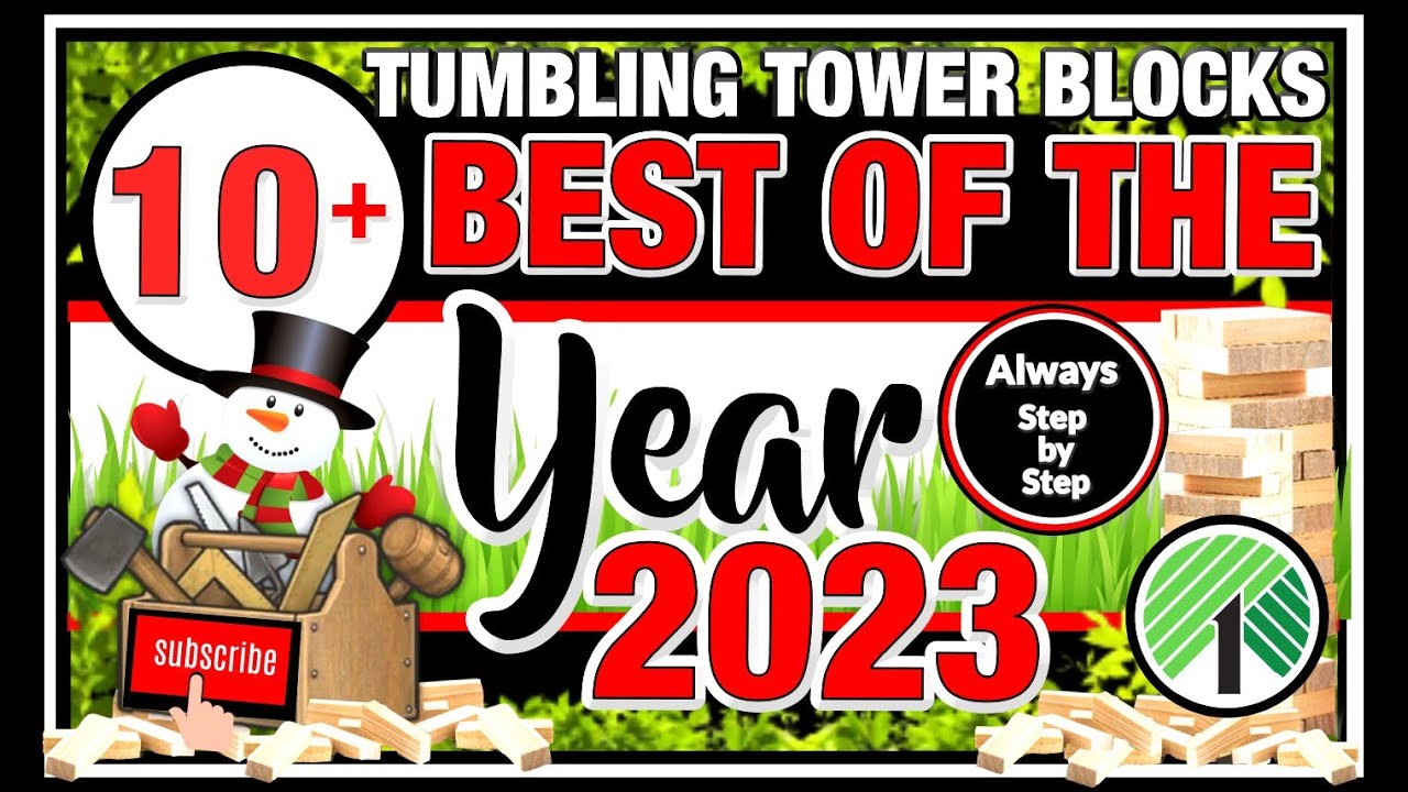 ✅🔟+BEST OF TUMBLING TOWER BLOCKS DIYS 2023✅TONS OF SEASONAL DIY INSPIRATION✅DOLLAR TREE INSPIRED DIY