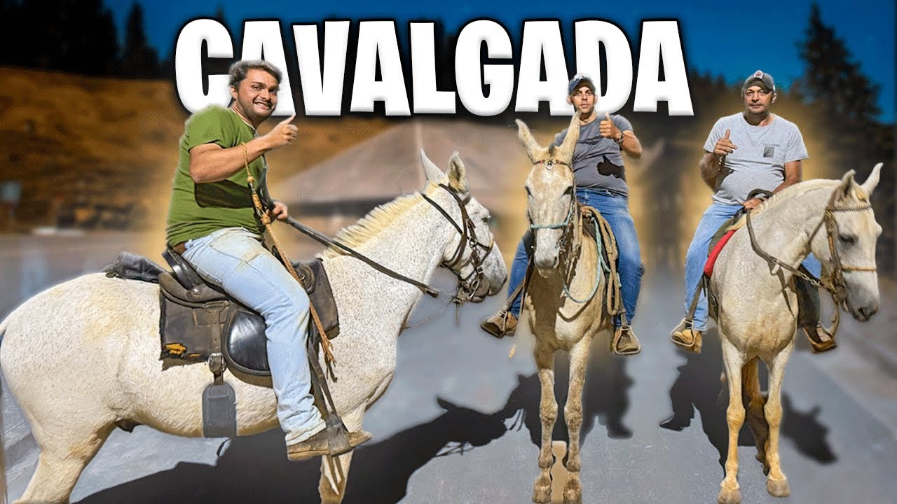 CAVALGADA NOTURNA com MEUS AMIGOS !