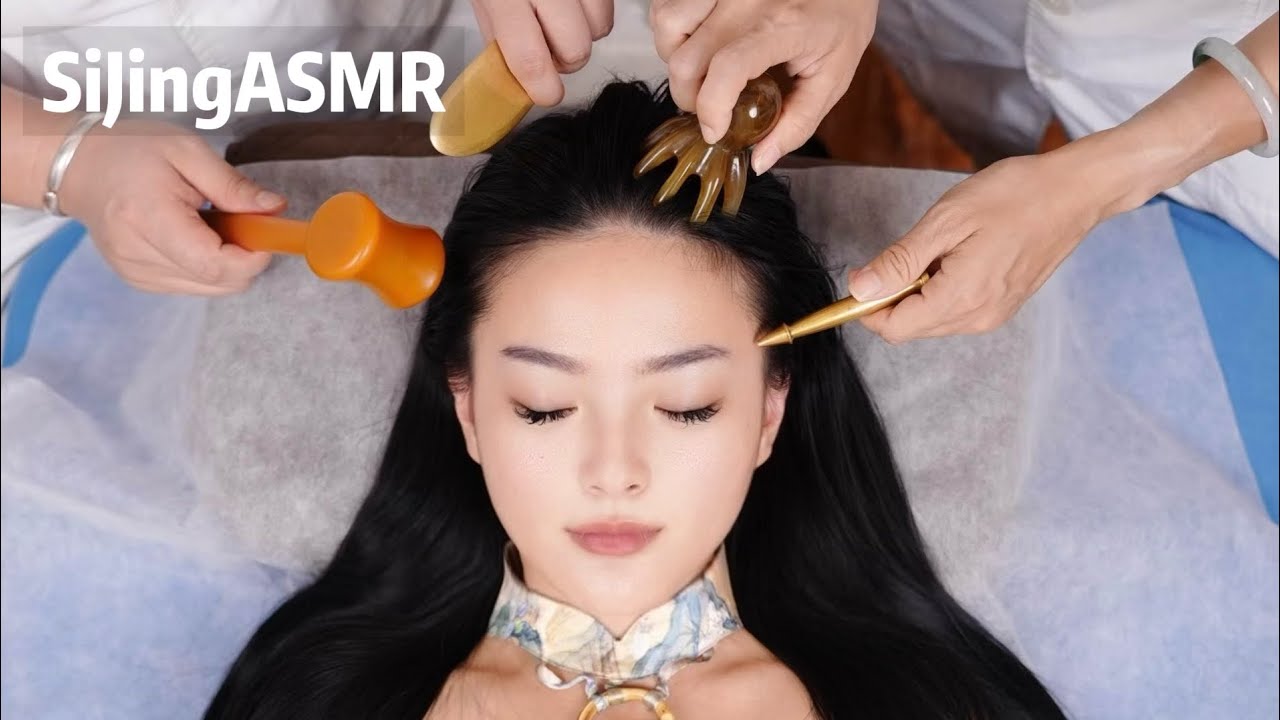 ASMR 🇨🇳💆🏻‍♀️ Лучший массаж головы… Я сразу заснул 😴 Супер релакс