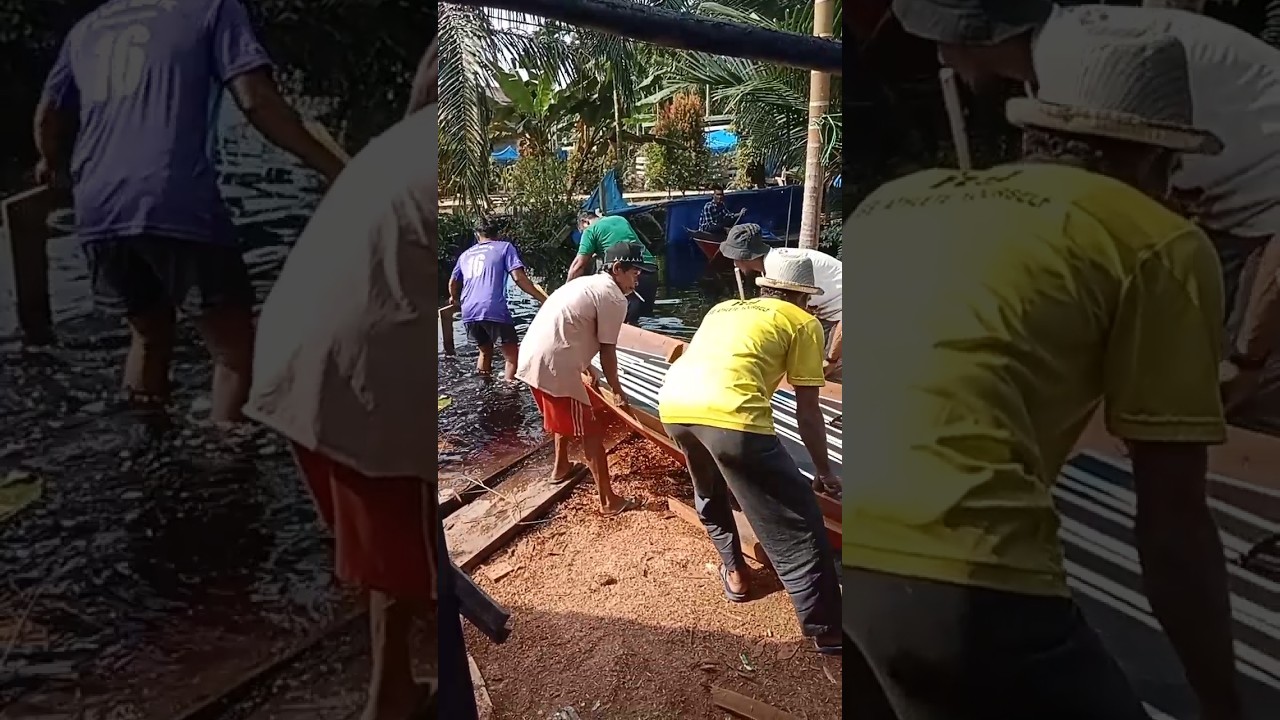 sampan nelayan hulu gaung 