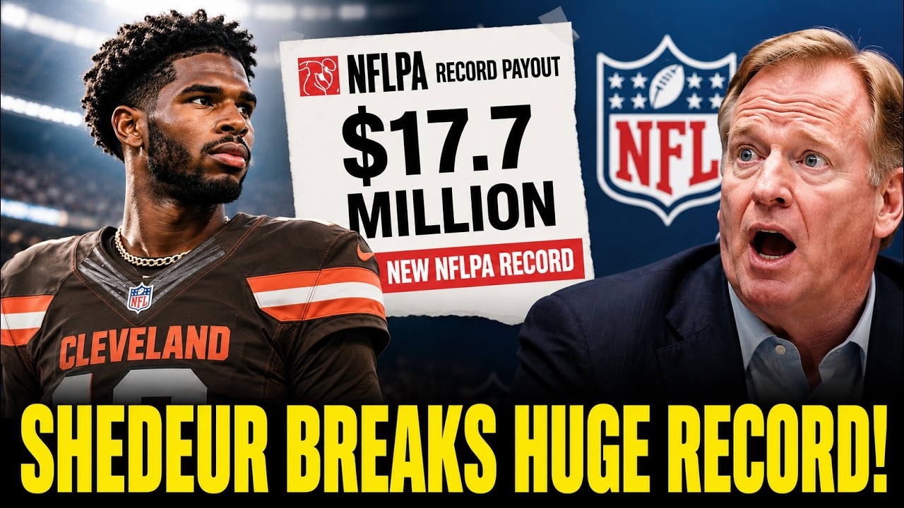 NFL W SZOKU! Shedeur Sanders TWORZY HISTORIĘ z rekordową wypłatą 17,7 mln dolar&oacute;w od NFLPA!