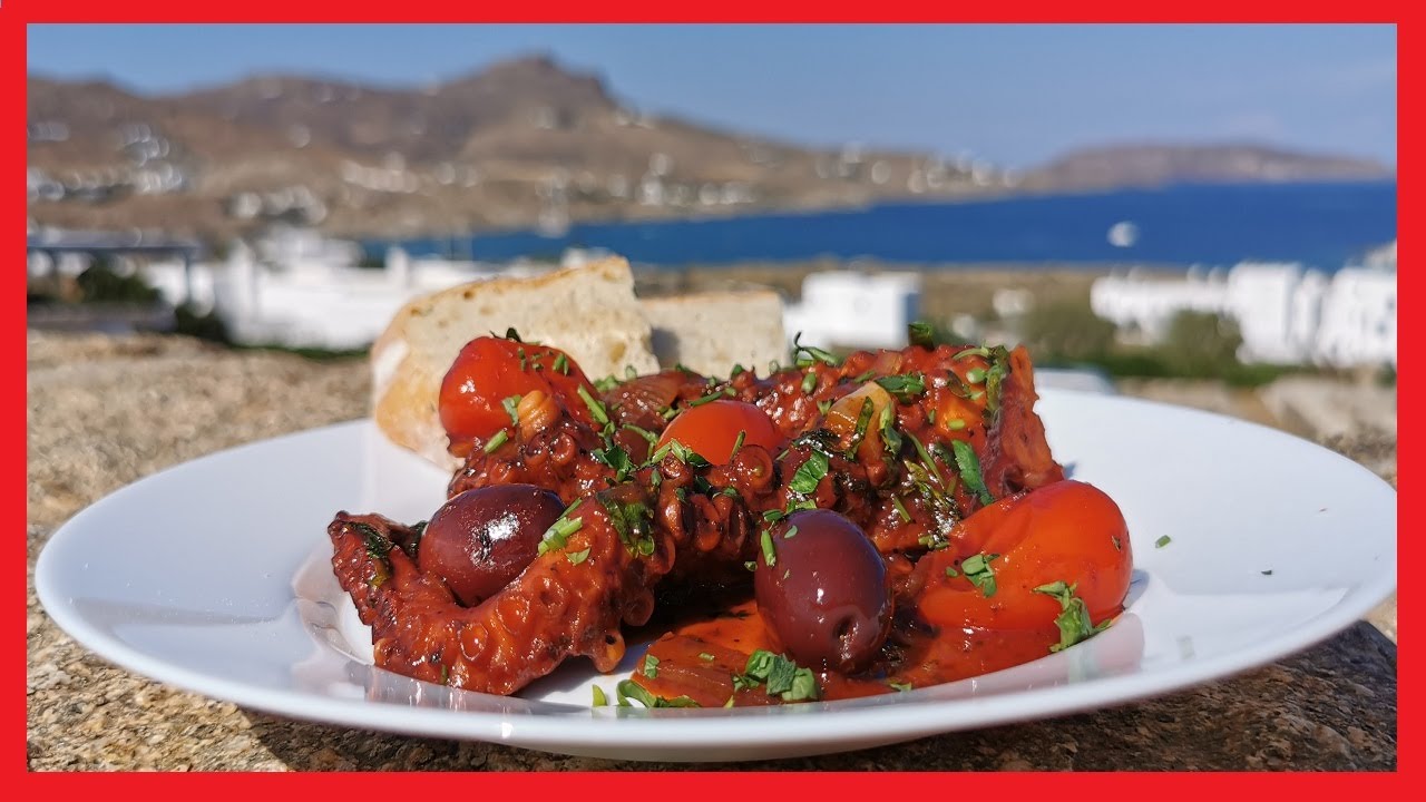 Caracatita in Stil Grecesc - In Grecia - Outside Cooking - Florin Arvunescu