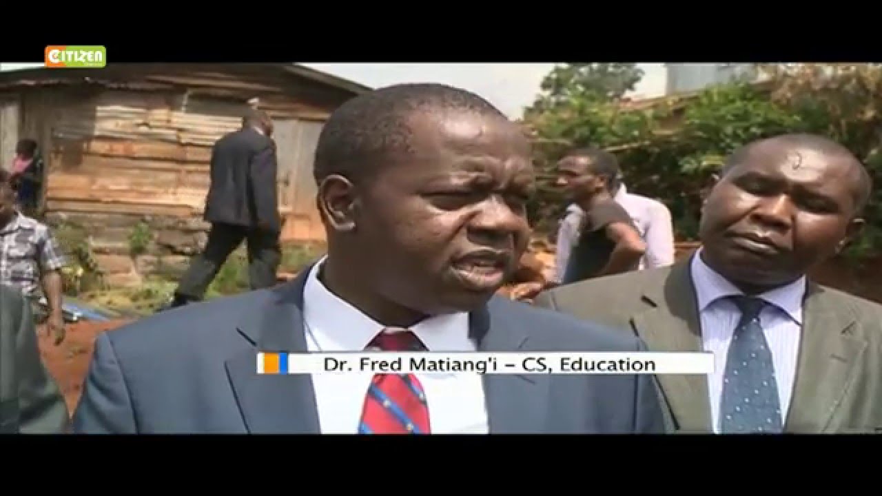 CS Matiang'i Improptu Visits