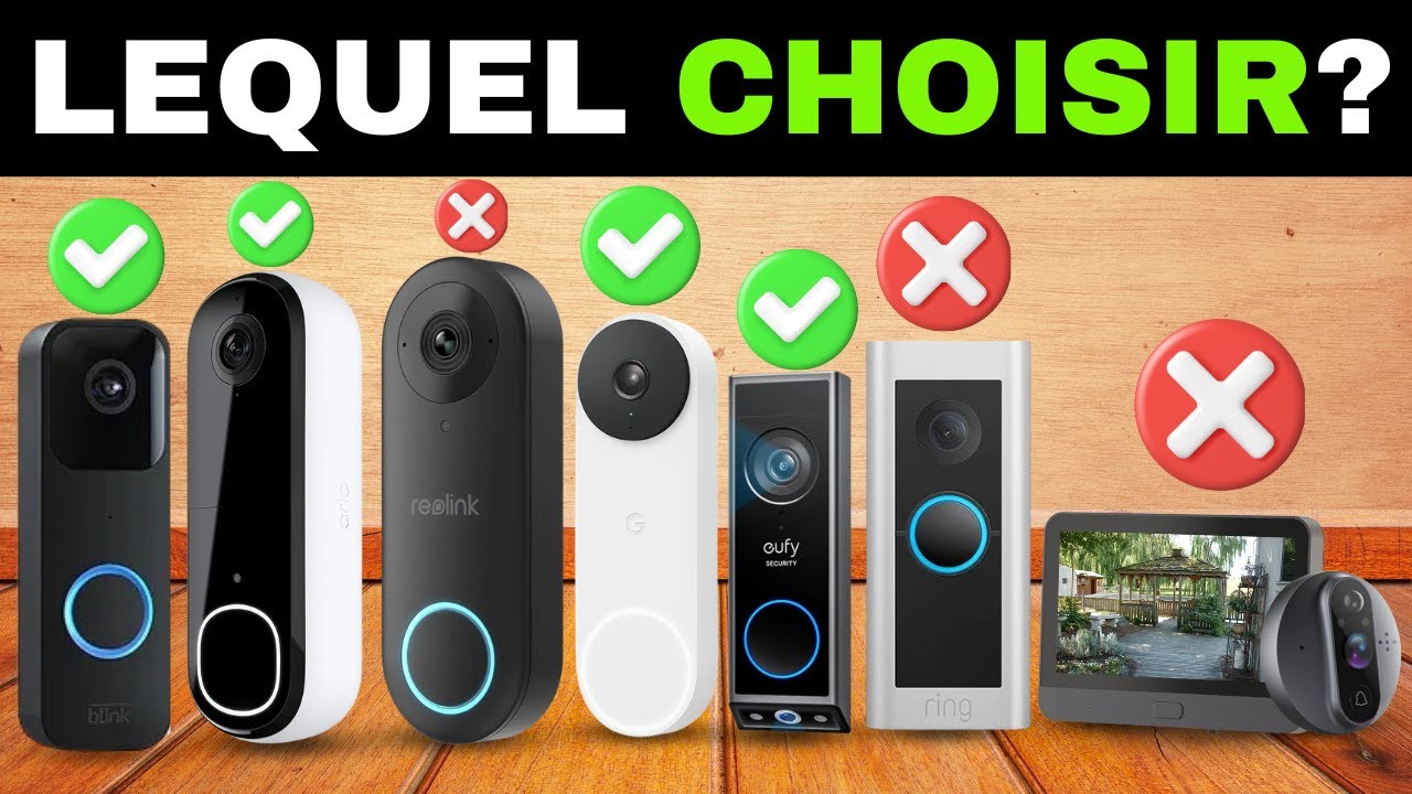 ✅ TOP 7 Meilleures Sonnettes Vidéo Connectées [2026] 📷 Sans Fil Pas Chères 🔔 [Qualité/Prix] Maison
