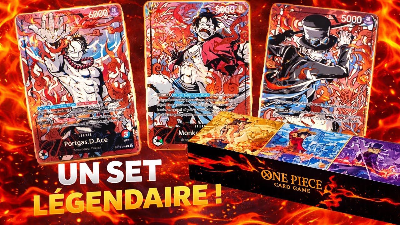 Un set LÉGENDAIRE, Set 3ème Anniversaire !! ONE PIECE CARD GAME NEWS