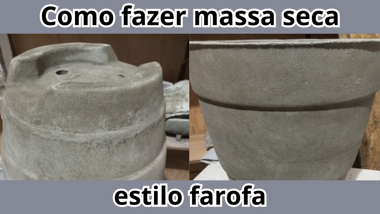 Tutorial de como fazer massa seca, tipo farofa.
