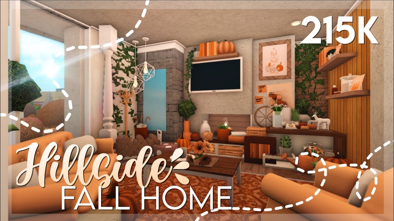 Hillside Fall Home (No Large Plot) | Bloxburg Speedbuild