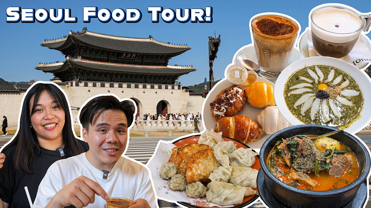 24-Hour KOREAN FOOD TOUR! | Our First Time in SEOUL! 🇰🇷
