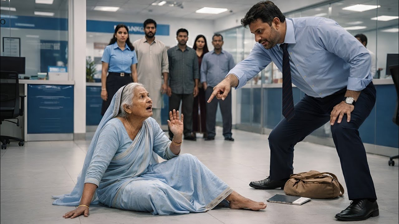 गरीब माँ बैंक से पैसे निकालने गई… मैनेजर ने मारा थप्पड़, फिर जो हुआ उसने सबकी हालत बदल दी