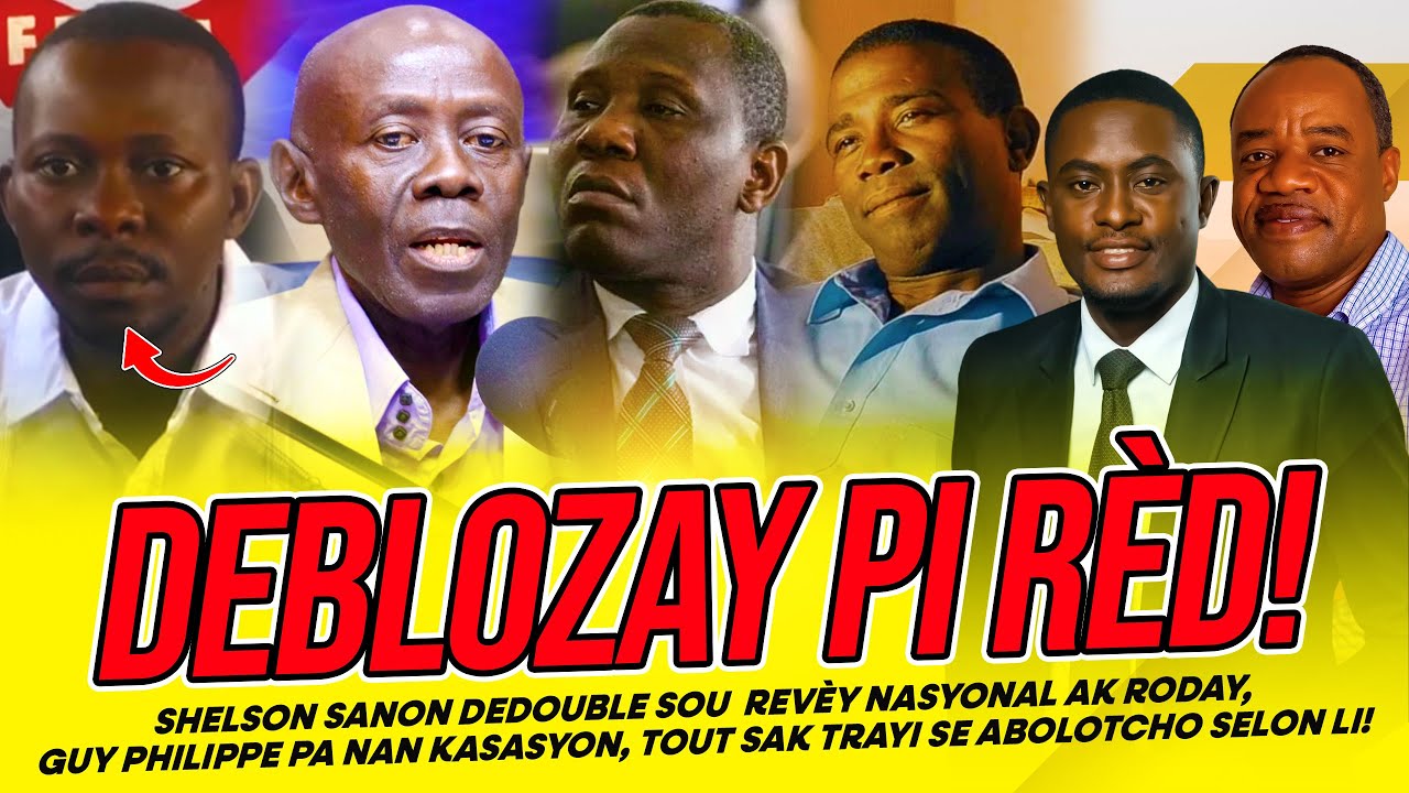 SHELSON SANON DEDOUBLE SOU REVEY NASYONAL AK RODAY, GUY PHILIPPE PA NAN KASASYON!!