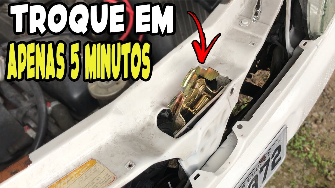 COMO TROCAR FECHADURA DO CAPÔ DO GOL BOLINHA G2