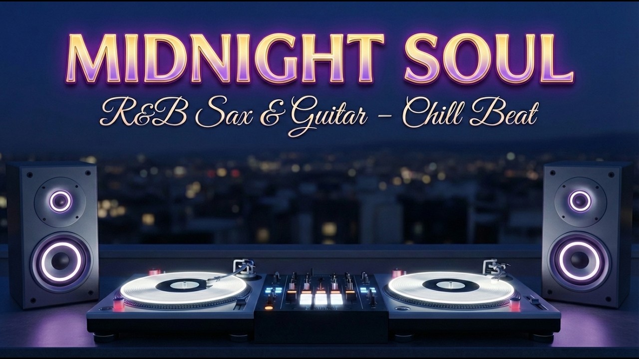 MIDNIGHT SOUL - R&B Sax & Guitar - Chill Beat.