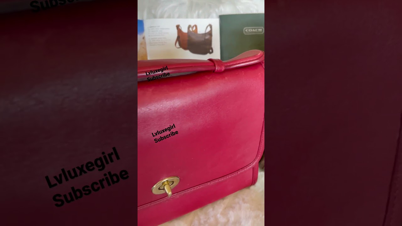 ❤️How This Vintage Coach Court Bag #9870 is Turning Heads Everywhere #vintagecoachbag #vintagecoach