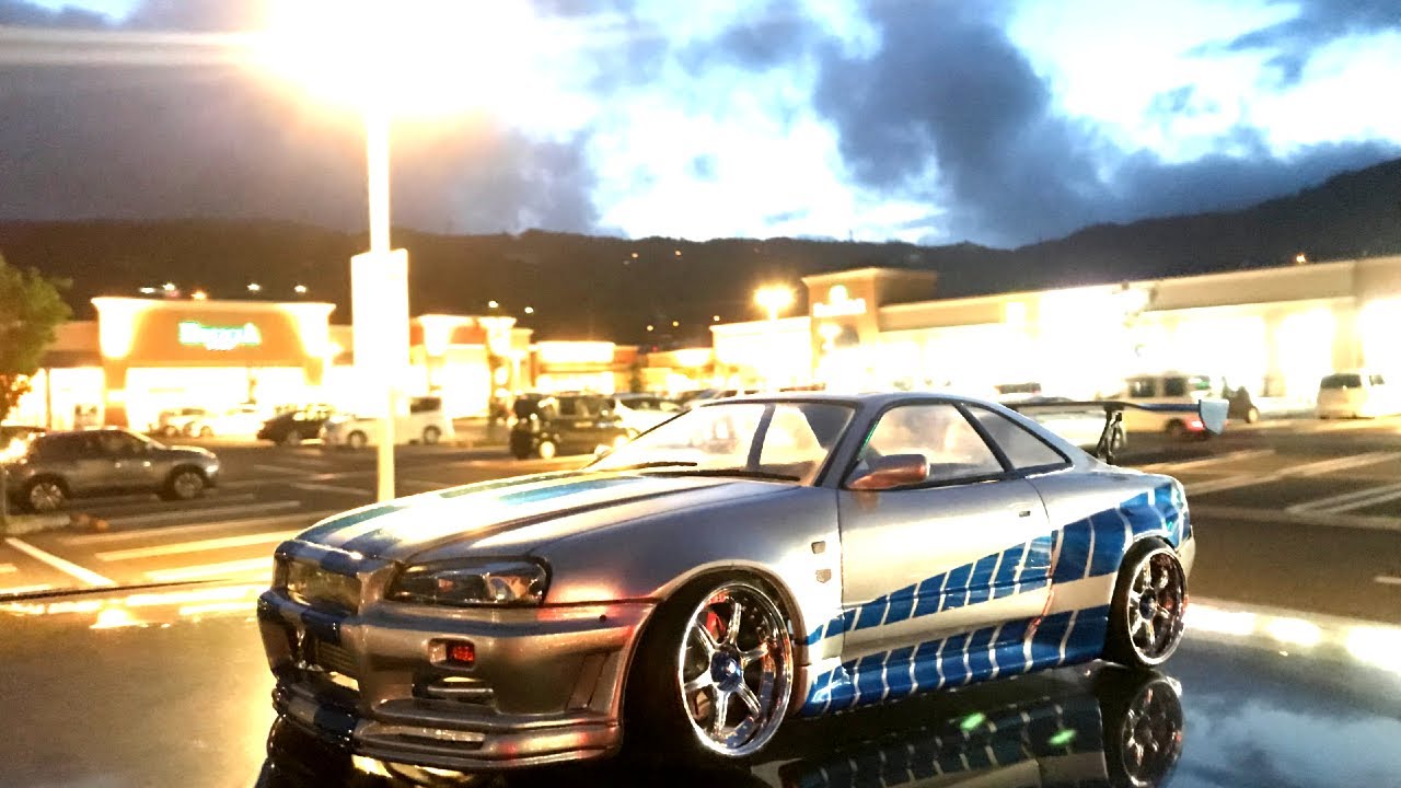 ドリラジボディ製作！ワイスピGTRを作ってみた！【RC DRIFT】