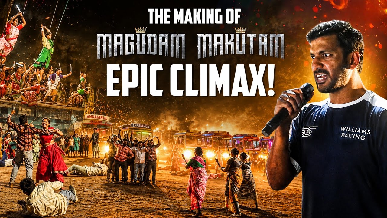 Making of Magudam / Makutam Epic Climax | BTS | @VishalFilmFactory