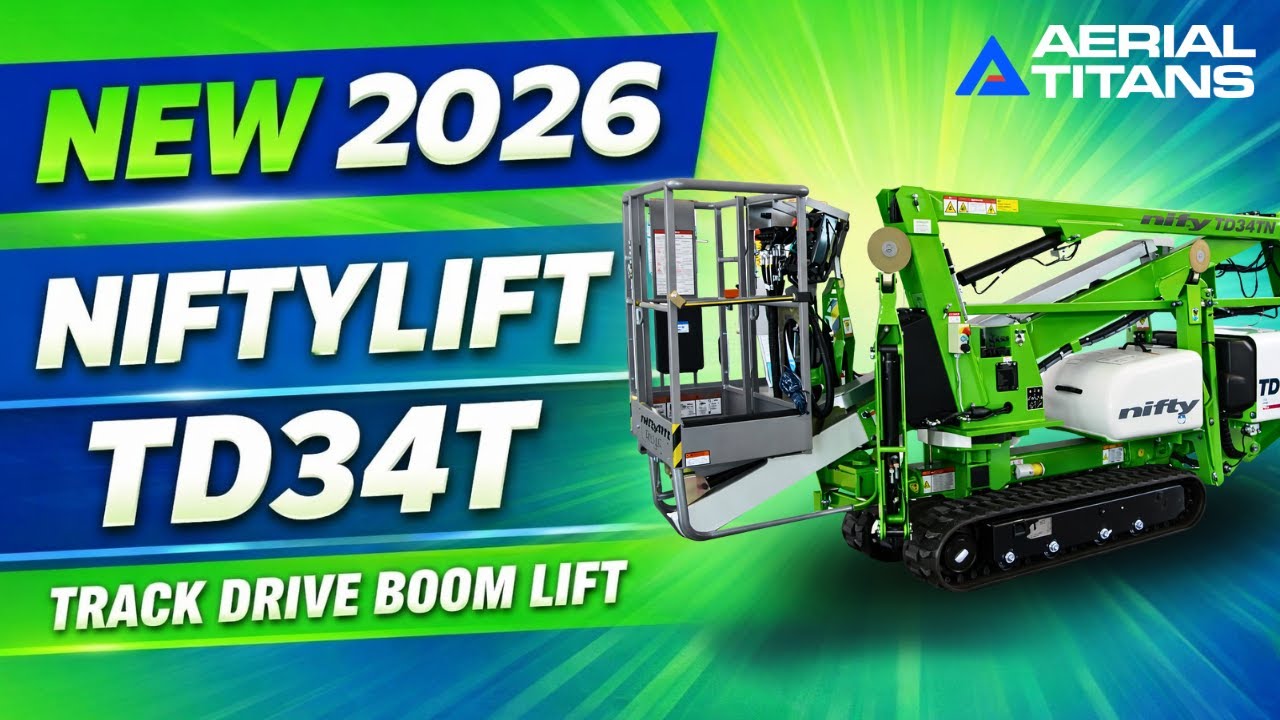 FOR SALE: NEW NIFTYLIFT TD34TDAC Track Mounted Boom Lift | NEW | $50,092