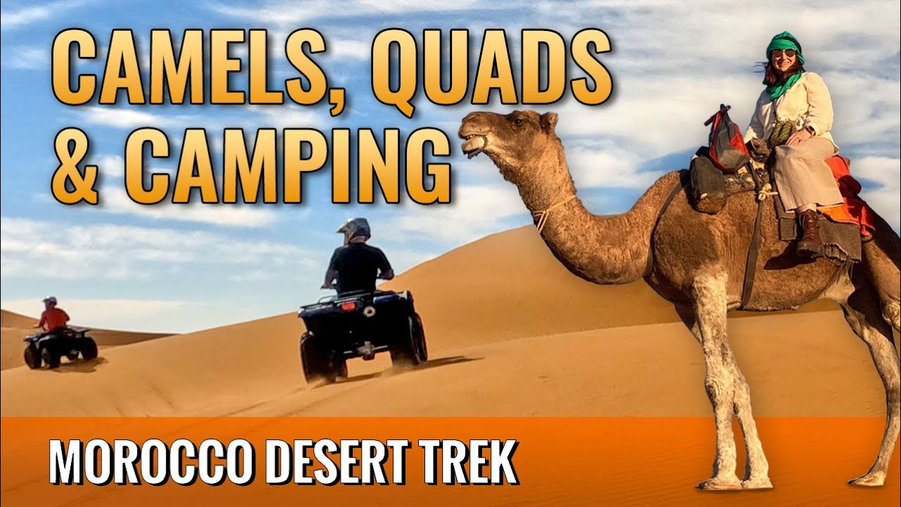 Sahara Camel Trek in Morocco | Luxury Desert Camp in Erg Chebbi Dunes, Merzouga
