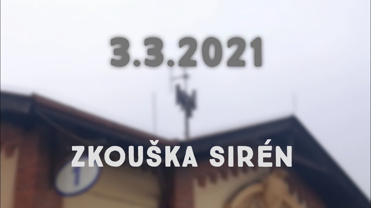 Zkouška sirén - 3.3.2021 - Pražská tržnice