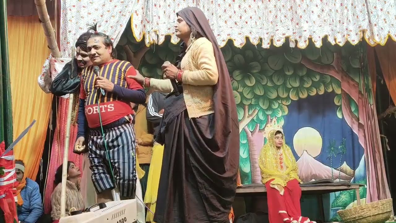 केवट परिवार में पिंटू मिश्रा जी द्वारा धमाकेदार कॉमेडी रामलीला प्रोग्राम करही राठ हमीरपुर 