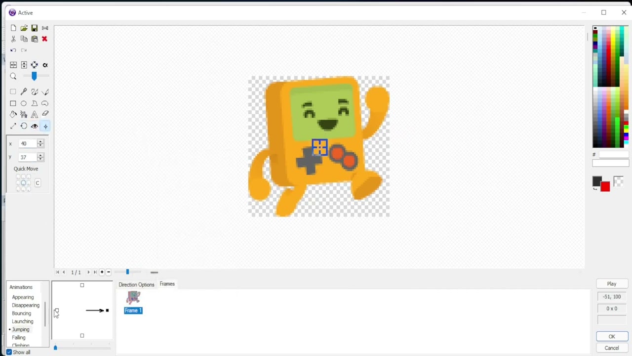 Clickteam Fusion 2.5 Tutorial -  Platformer Pt.2 (Image Editor Fix)