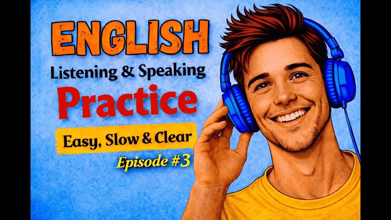 Episode:3|Improve Listening & speaking skills| English Listening Practice for Beginners|Easy English