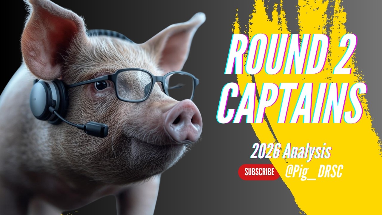 Варианты капитанства Пига во 2-м раунде | AFL SuperCoach 2026