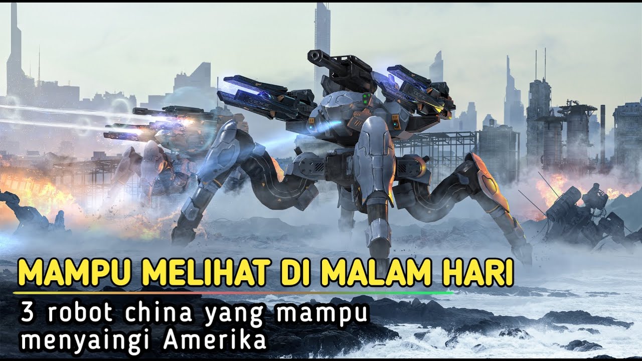 3 Robot Militer China yang Menakutkan, Terakhir Dilengkapi Penglihatan Malam dan Pemuat Rudal