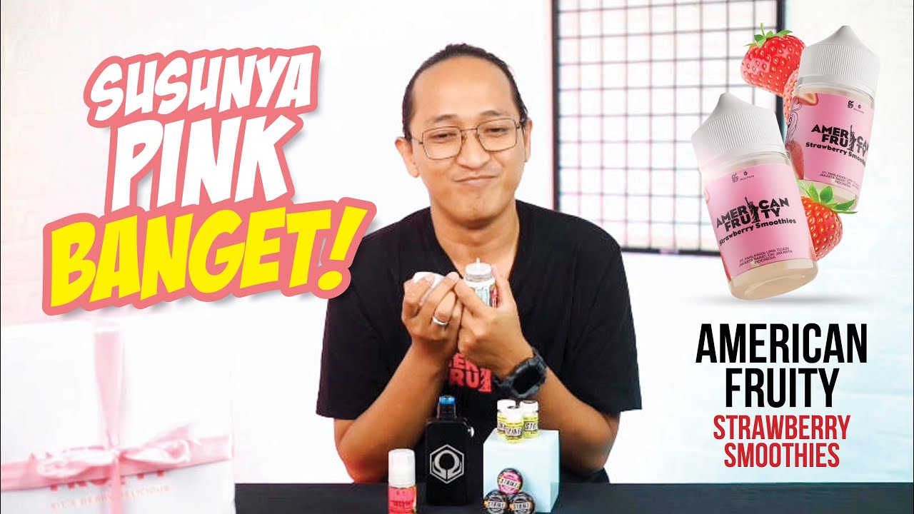 American Fruity Strawberry Smoothies by R57 x Jualvape