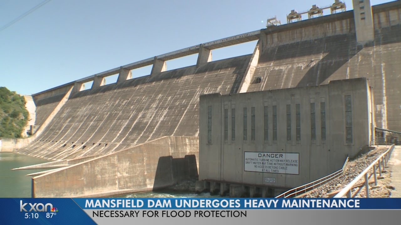 Mansfield Dam undergoes heavy maintenance