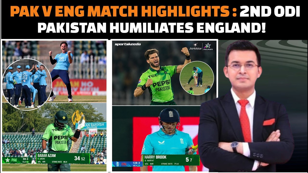 Pakistan vs England ODI match complete highlights 2026 today.