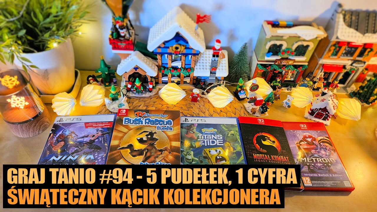 Świąteczny Kącik Kolekcjonera (GRAJ TANIO #94) - Metroid Prime 4, Spongebob, Mortal Kombat Legacy