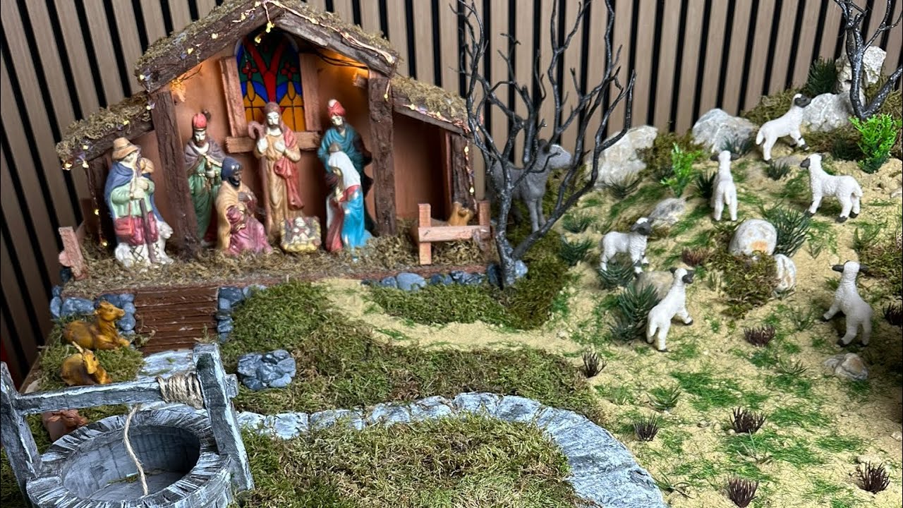 КАК СДЕЛАТЬ РОЖДЕСТВЕНСКИЙ ВЕРТЕП || РОЖДЕСТВЕНСКИЙ ВЕРТЕП СВОИМИ РОДСТВЕННИКАМИ