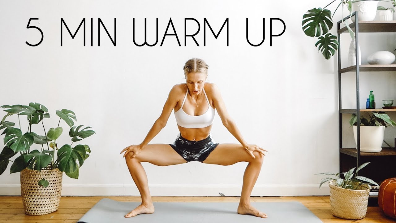 5 MIN WARM UP FOR AT HOME WORKOUTS