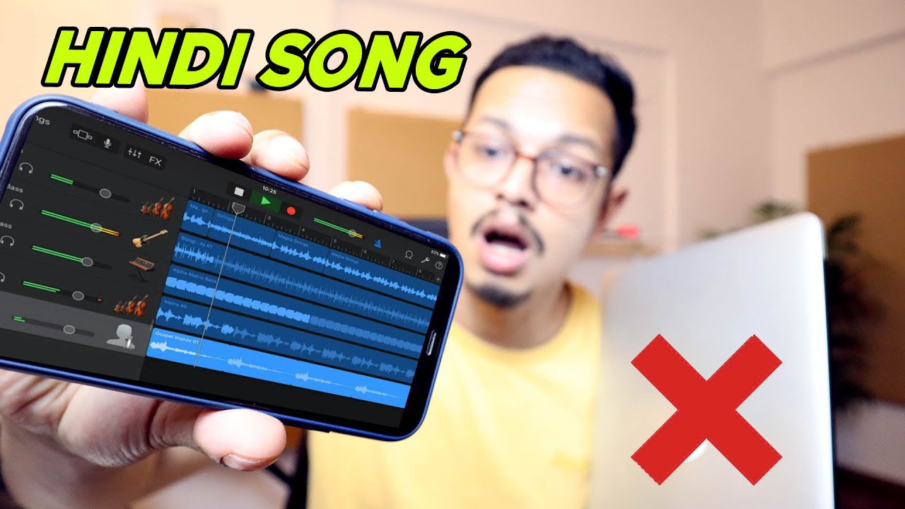 How to Make HINDI SONGS in PHONE | 2022 | GarageBand