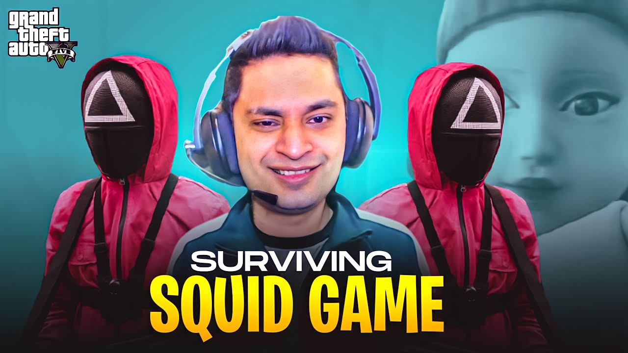 FUNNIEST SQUID GAME EVER (RED LIGHT GREEN LIGHT) - GTA 5 GAMEPLAY - MRJAYPLAYS