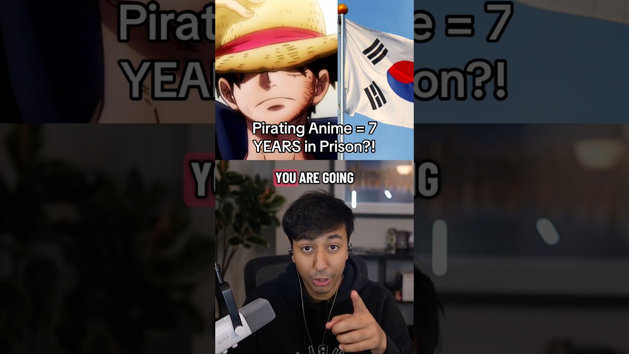 Pirating Anime = 7 YEARS in Prison?! (New South Korean Law) #anime #manga #manhwa