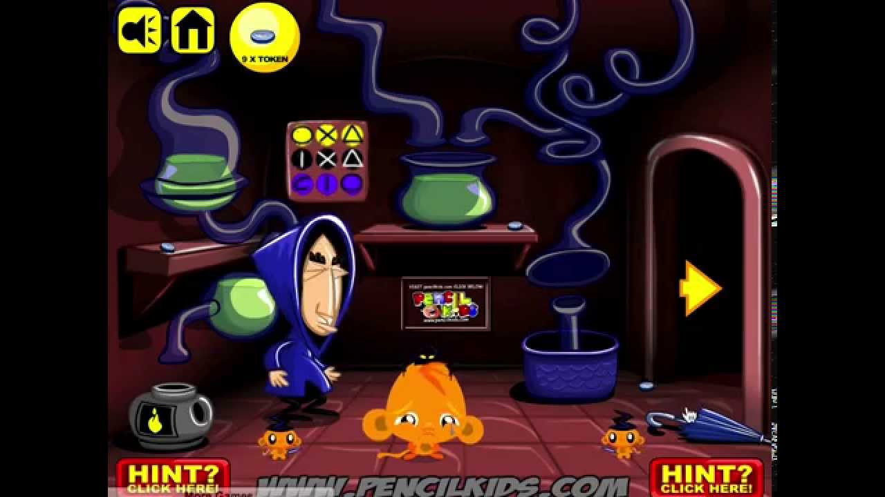 Monkey GO Happy Talisman Walkthrough Hints