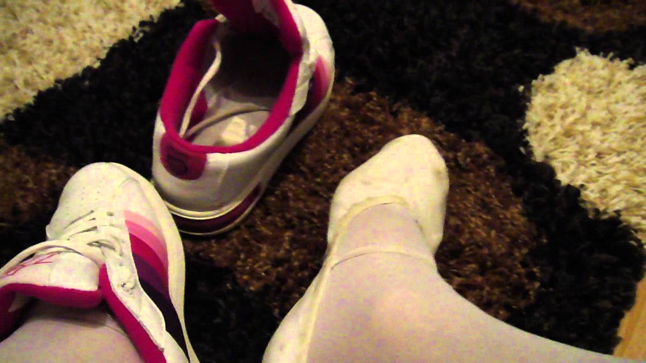 Emmas k Swiss, ballet shoes and ballet tights after class