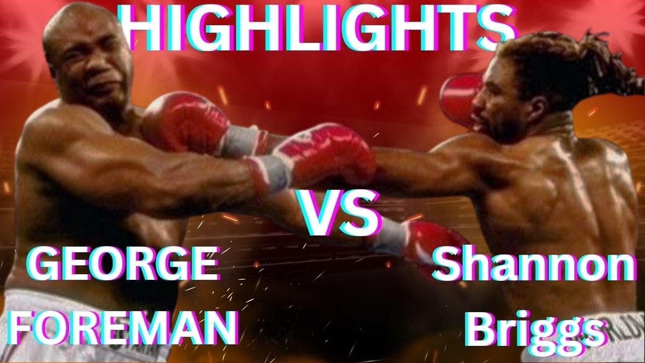 George Foreman vs Shannon Briggs — Heavyweight War | Fight Highlights
