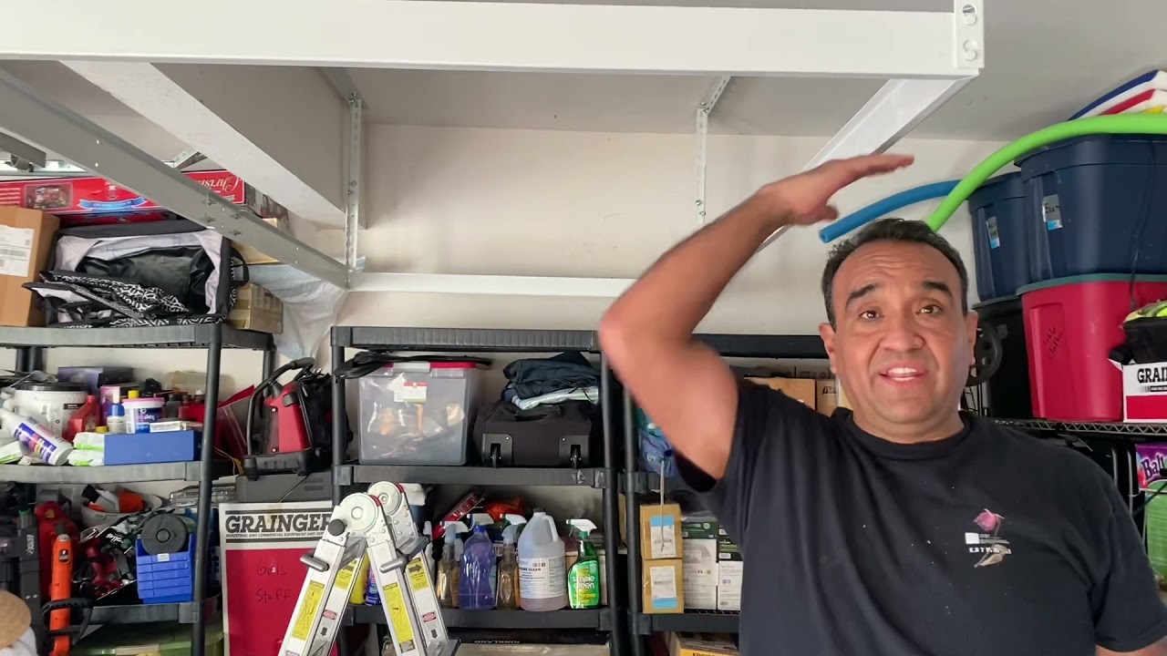 Saferacks overhead garage storage  combo kit review