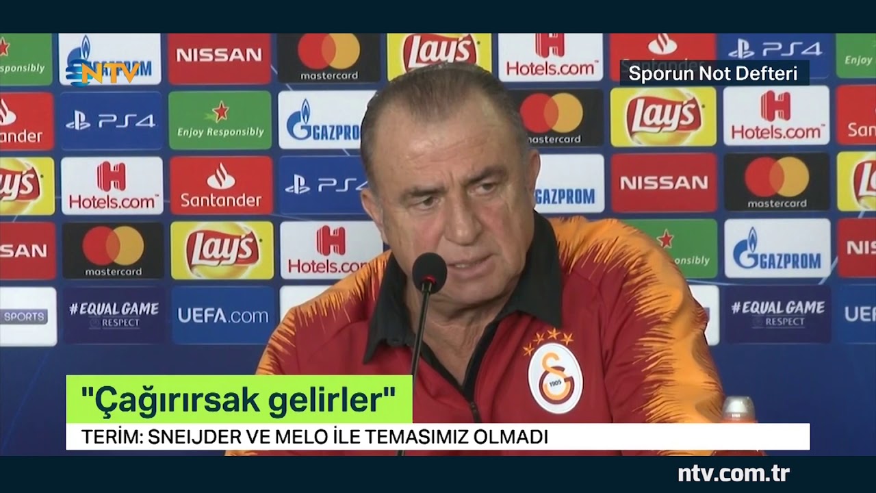 Terim: ''Sneijder ve Melo ile temasımız olmadı, çağırırsak gelirler''