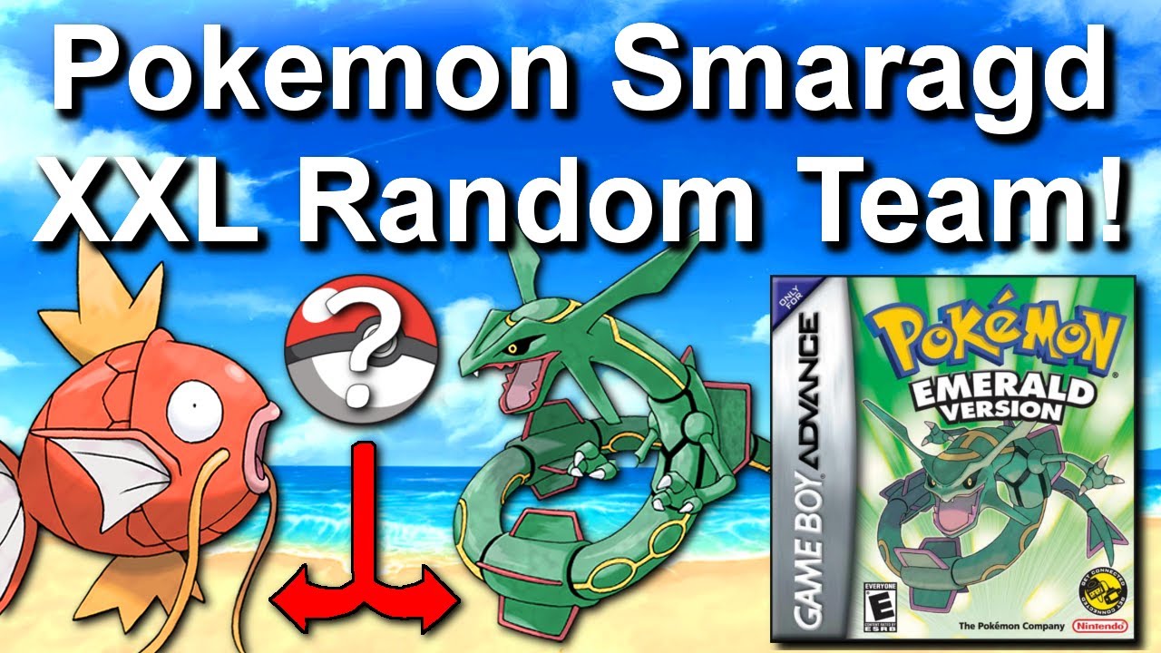 Pokemon Smaragd aber mein Team ist KOMPLETTER ZUFALL Special! (Game Over = Neustart)