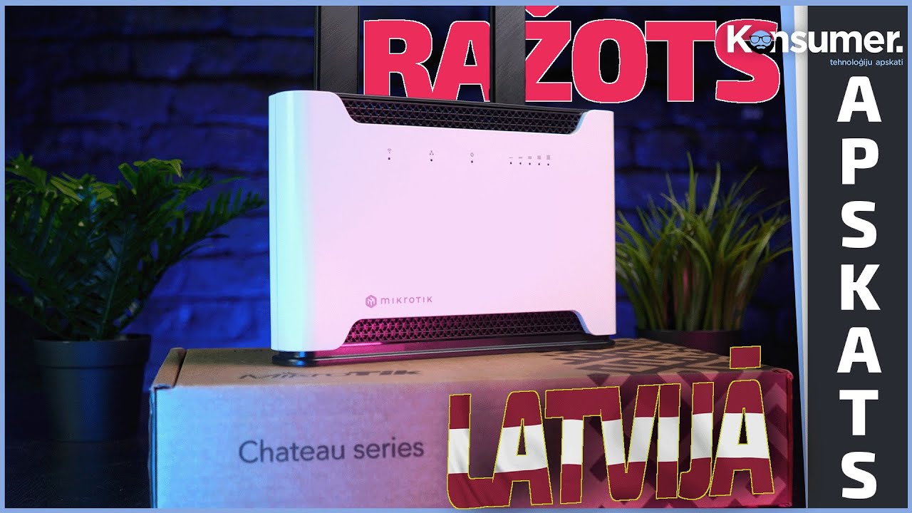 LATVIJĀ ražots rūteris - Mikrotik Chateau LTE18ax apskats| Konsumer #apskats