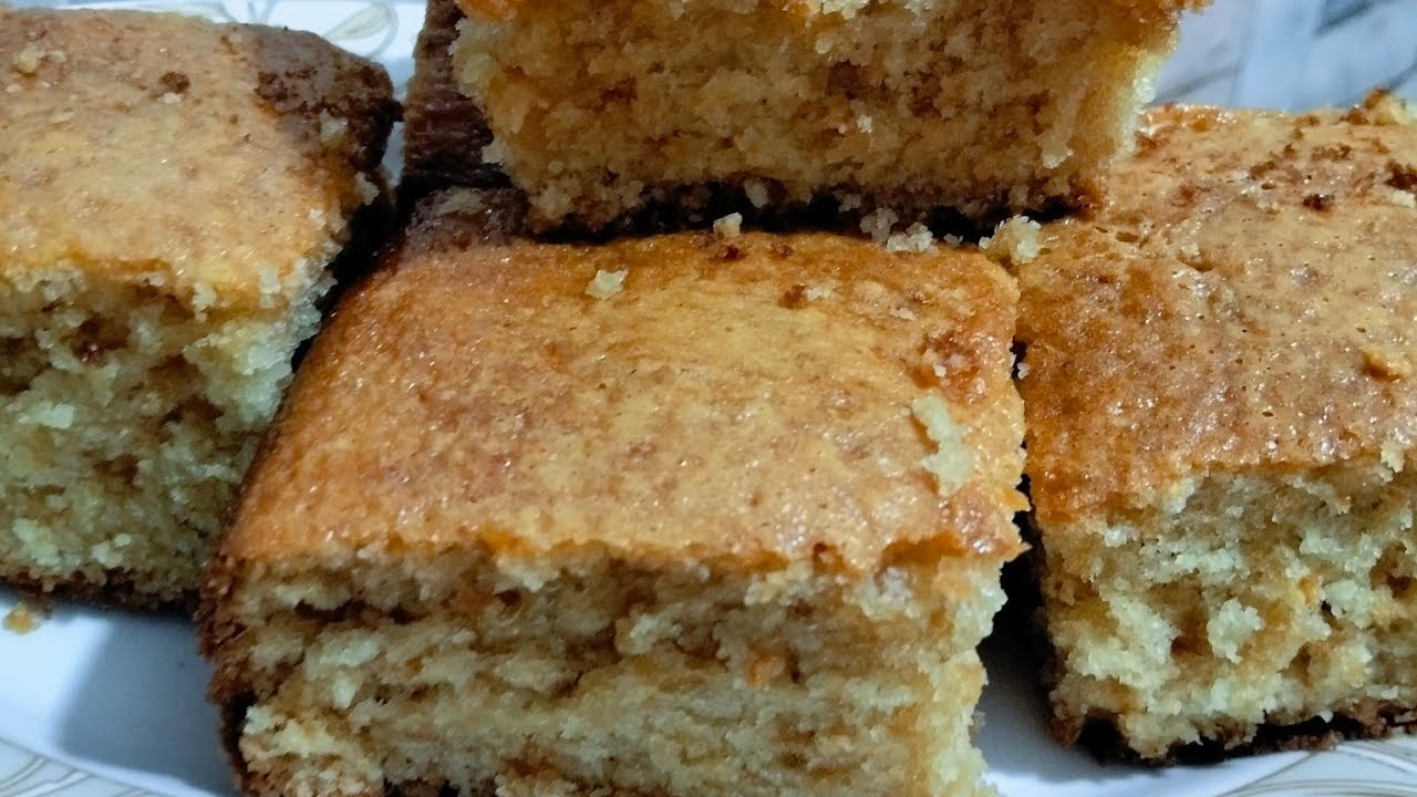 طريقة عمل الكيكه العاديه بالفنليا (في 10دقيق)