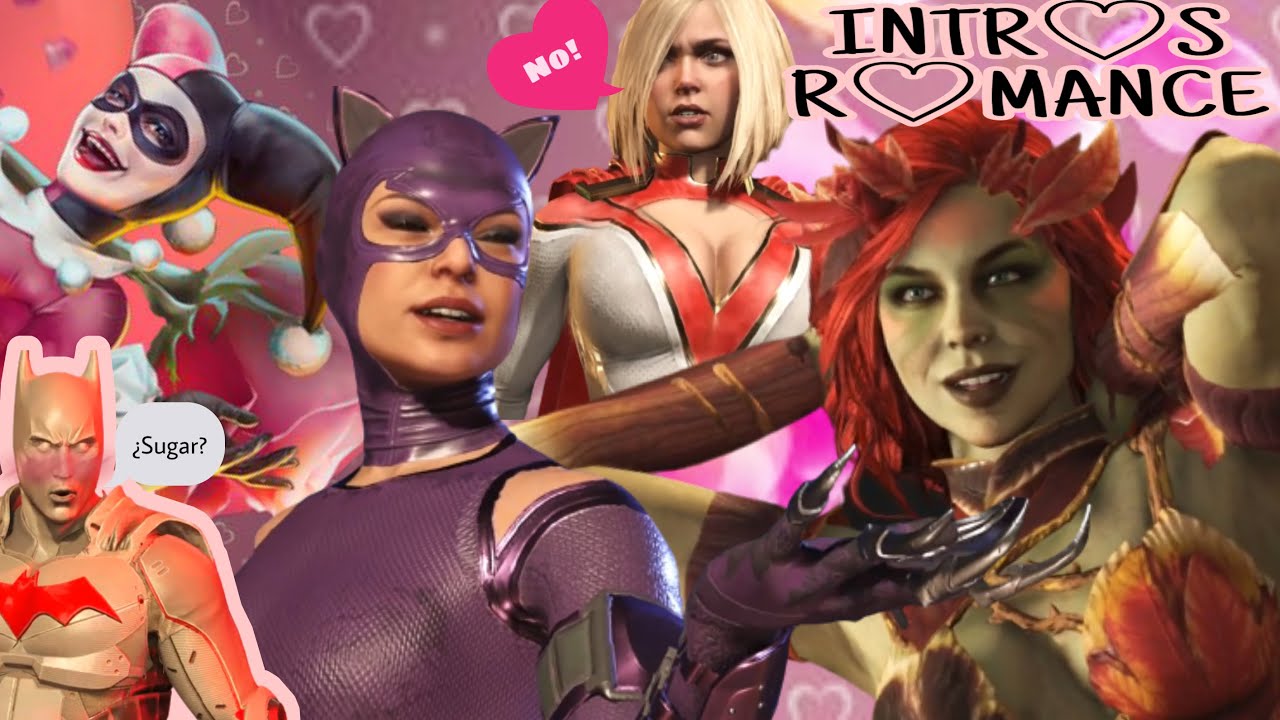 Romance + Coqueteos = Intros de Injustice 2 ❀ Diálogos de AM♡R y Parejas xp Latino💗